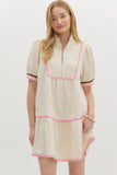 Cream Ric Rac Dress