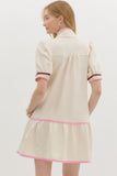 Cream Ric Rac Dress