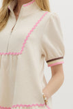 Cream Ric Rac Dress