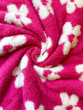 Plush Pink Daisy Sweater