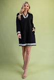 Black Textured Dress