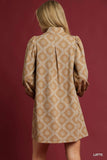 Umgee Camel Notch Dress