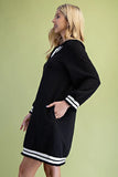 Black Textured Dress
