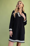 Black Textured Dress
