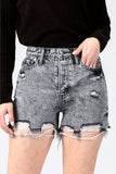 Vervet Sienna High Rise Tattered Hem Shorts