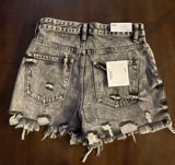 Vervet Sienna High Rise Tattered Hem Shorts