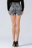 Vervet Sienna High Rise Tattered Hem Shorts