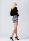 Vervet Sienna High Rise Tattered Hem Shorts