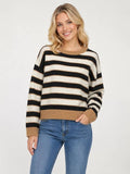 Black and Gold Striped Sweater