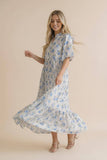 Haptics Blue Floral Dress
