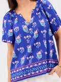 Lori Top | Petal Keepsake Blue