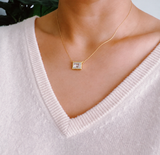 Sweet Square Pendant Necklace