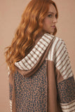 Leopard Kangaroo Pocket Hoodie