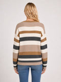 Camel Multi Stripe Sweater