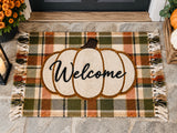 Personalized Pumpkin Rug (White or Orange)