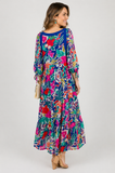 Navy Floral Dress