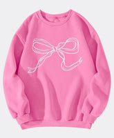 Pink Bow Sweatshirt