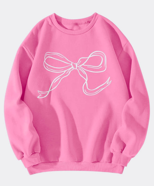 Pink Bow Sweatshirt