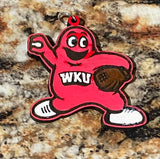 WKU Necklace Pendant (Laser Engraved/Hand Painted)