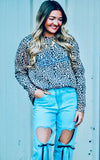 High Maintenance Leopard Pullover