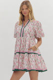Pink Floral Dress