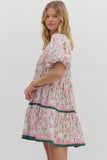 Pink Floral Dress
