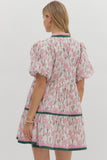 Pink Floral Dress
