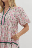 Pink Floral Dress