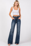 High Rise Wide Leg Flare Jeans