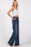 High Rise Wide Leg Flare Jeans
