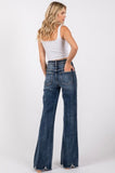 High Rise Wide Leg Flare Jeans