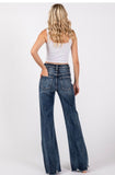 High Rise Wide Leg Flare Jeans