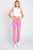 Pink Washed High Rise Jeans