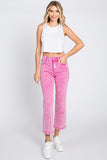 Pink Washed High Rise Jeans