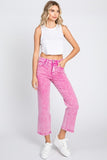 Pink Washed High Rise Jeans