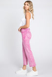 Pink Washed High Rise Jeans