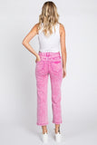Pink Washed High Rise Jeans