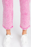 Pink Washed High Rise Jeans