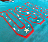 Teal USA Tee