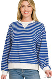 Light Navy Stripe Pullover