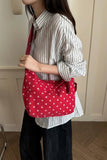 Red Polka Dot Hobo Purse
