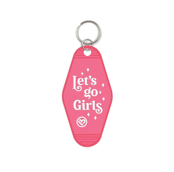 Let’s Go Girls Motel Keychain