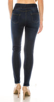 Pull On Distressed Skinny Jeans