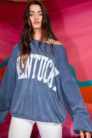 Midnight Blue Kentucky Corded Crew