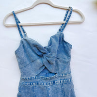 Denim Flared Jumpsuit