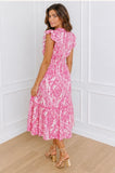 Umgee Pink Floral Dress