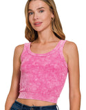 Zenana Washed Bralette/Cami in 4 Color Options