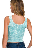 Zenana Washed Bralette/Cami in 4 Color Options