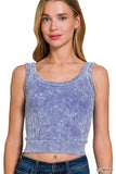 Zenana Washed Bralette/Cami in 4 Color Options
