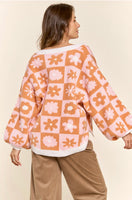 Pink Orange Blossom Sweater